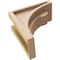 Ekena Millwork 4"W x 8"D x 8"H Classic Viola Rough Cedar Woodgrain TimberThane Corbel, Primed Tan CORUR04X08X08VIORCPR - alternate 3
